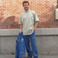 Jeans straight Love Club in denim di cotone biologico