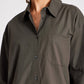 Camicia in popeline di cotone biologico GOTS Beluga
