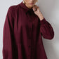 Camicia lunga con orlo a balze
