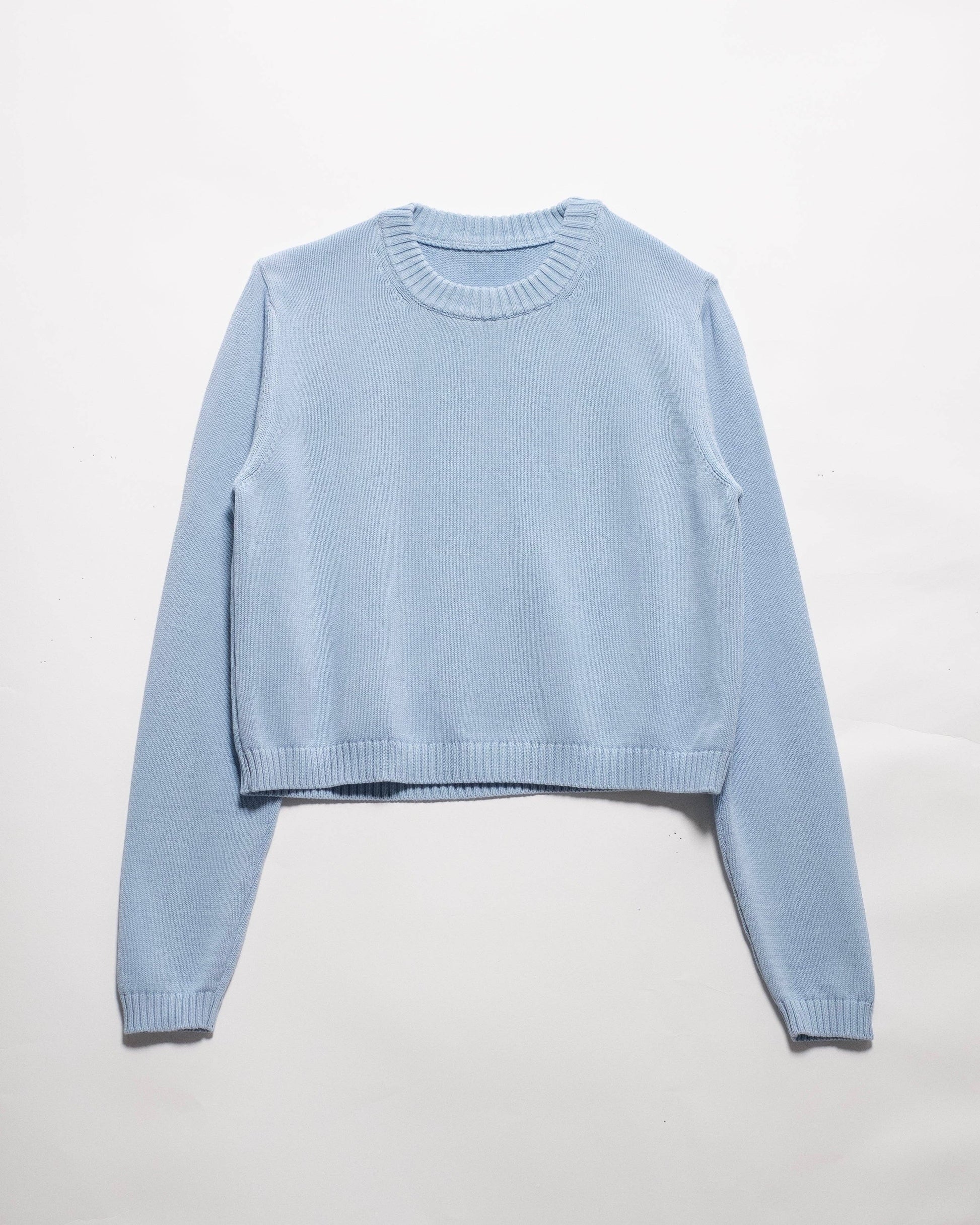 Maglione girocollo in cotone fine