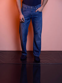 Jeans da uomo in denim classico