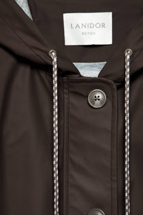 Parka con cappuccio e coulisse regolabile