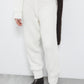 Pantaloni in maglia con vita a coste