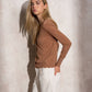 Cardigan in maglia con bottoni dorati