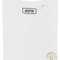 T-shirt Love Connection ricamata in cotone biologico