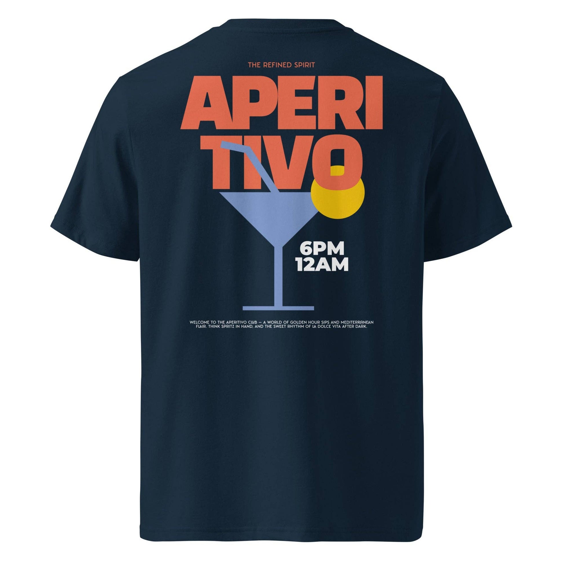 T-shirt unisex in cotone biologico Aperitivo