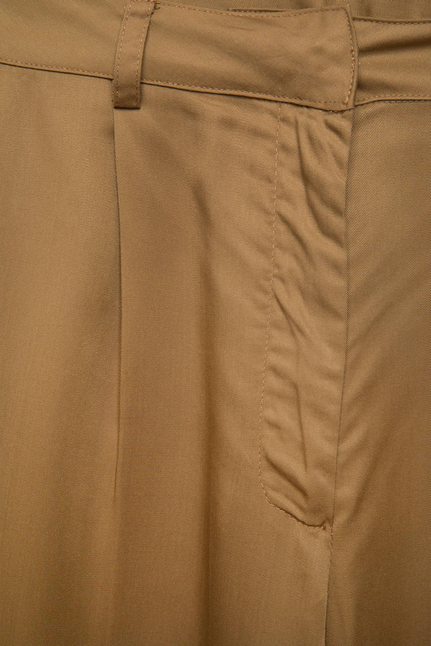 Pantaloni a pieghe dritti in lyocell