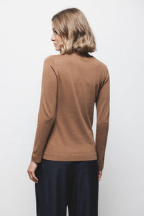 Maglione in maglia rasata girocollo