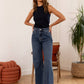 Jeans a Vita Alta Wide Leg Celestin