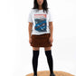 T-shirt unisex in cotone biologico con stampa Floating Aladdin