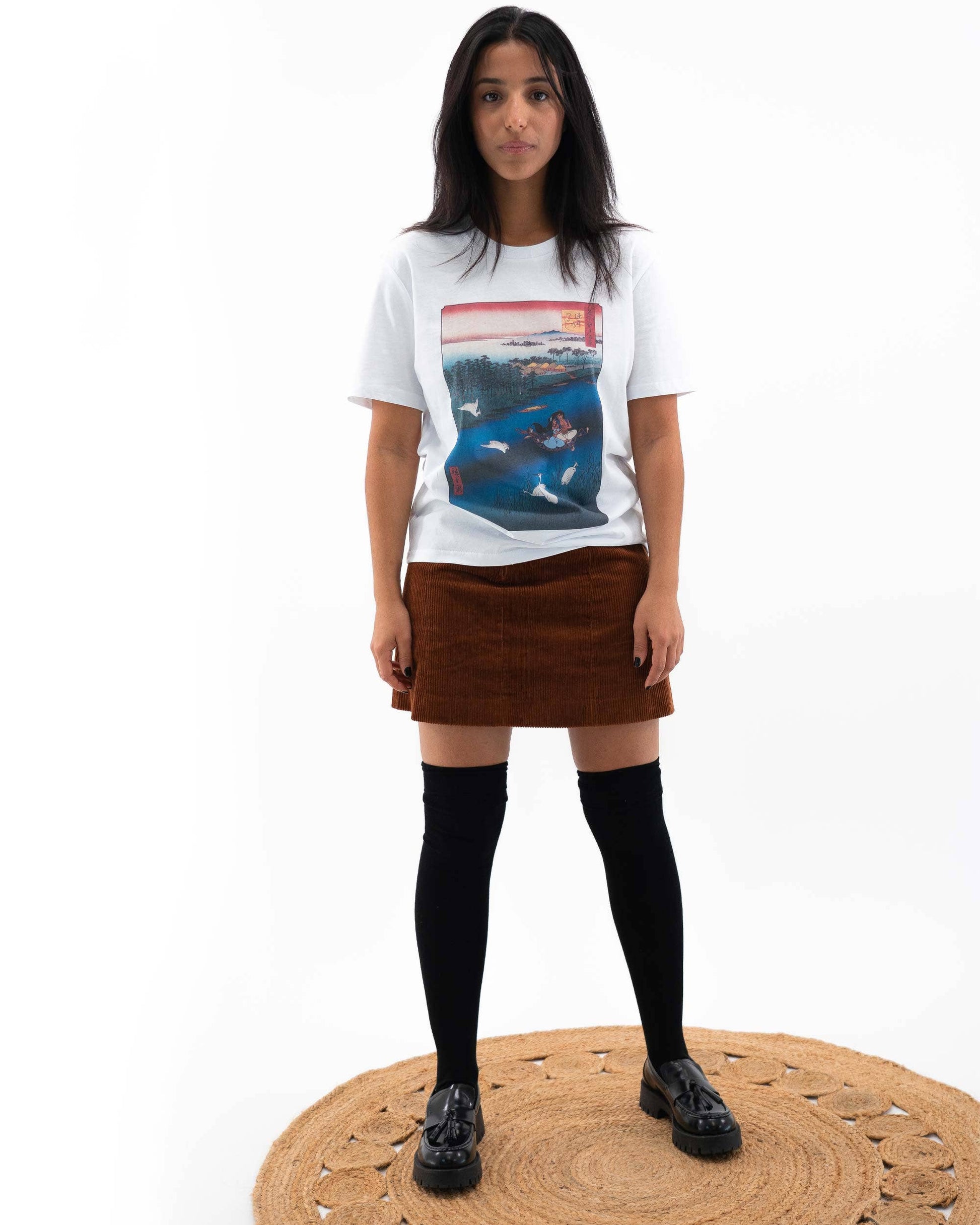 T-shirt unisex in cotone biologico con stampa Floating Aladdin
