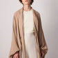 Top kimono oversize in viscosa con fiocco al collo