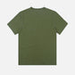 T-shirt uomo pigmentata in cotone biologico verde quercia
