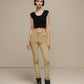 Pantaloni skinny in velluto a coste in cotone stretch