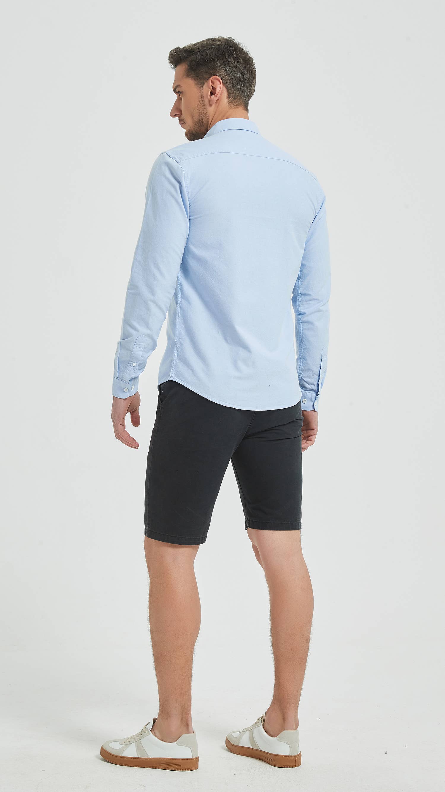 Camicia oxford azzurro cielo slim fit