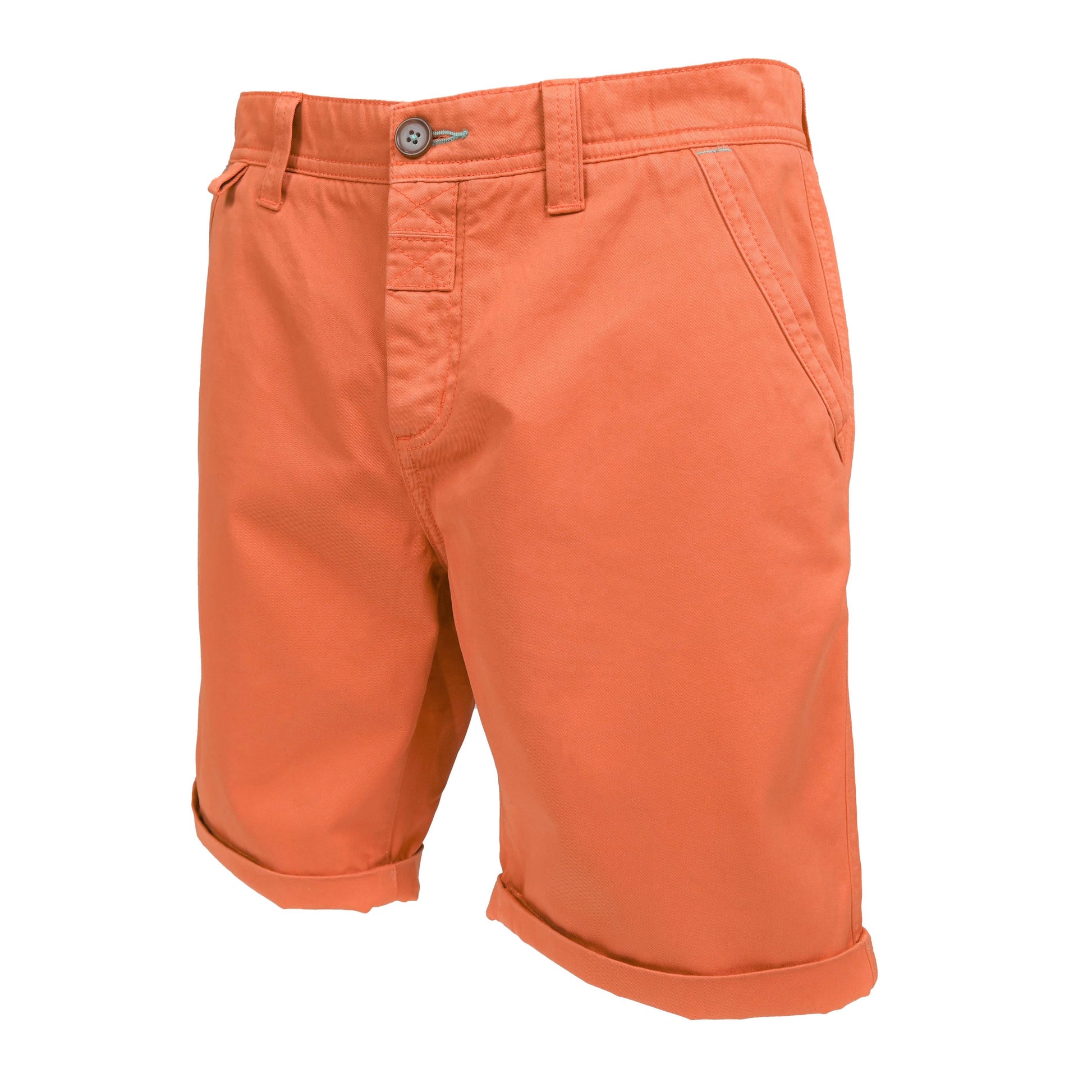 Bermuda in cotone biologico arancione