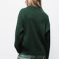 Maglione in maglia rasata con collo polo