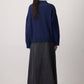 Maglione basic girocollo in misto cashmere