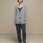 Cardigan in maglia donna con scollo a V