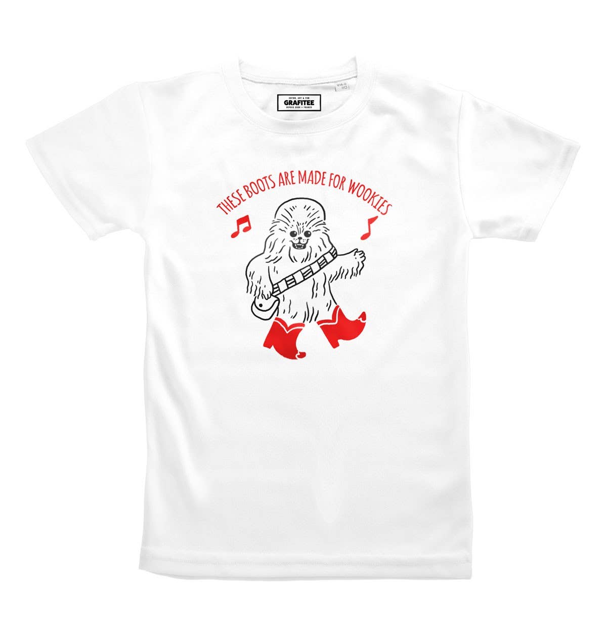 T-shirt Boots for Wookies con stampa ispirata a Star Wars