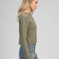 Cardigan in maglia Letiana verde tiglio