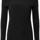 Top Asha nero in lana