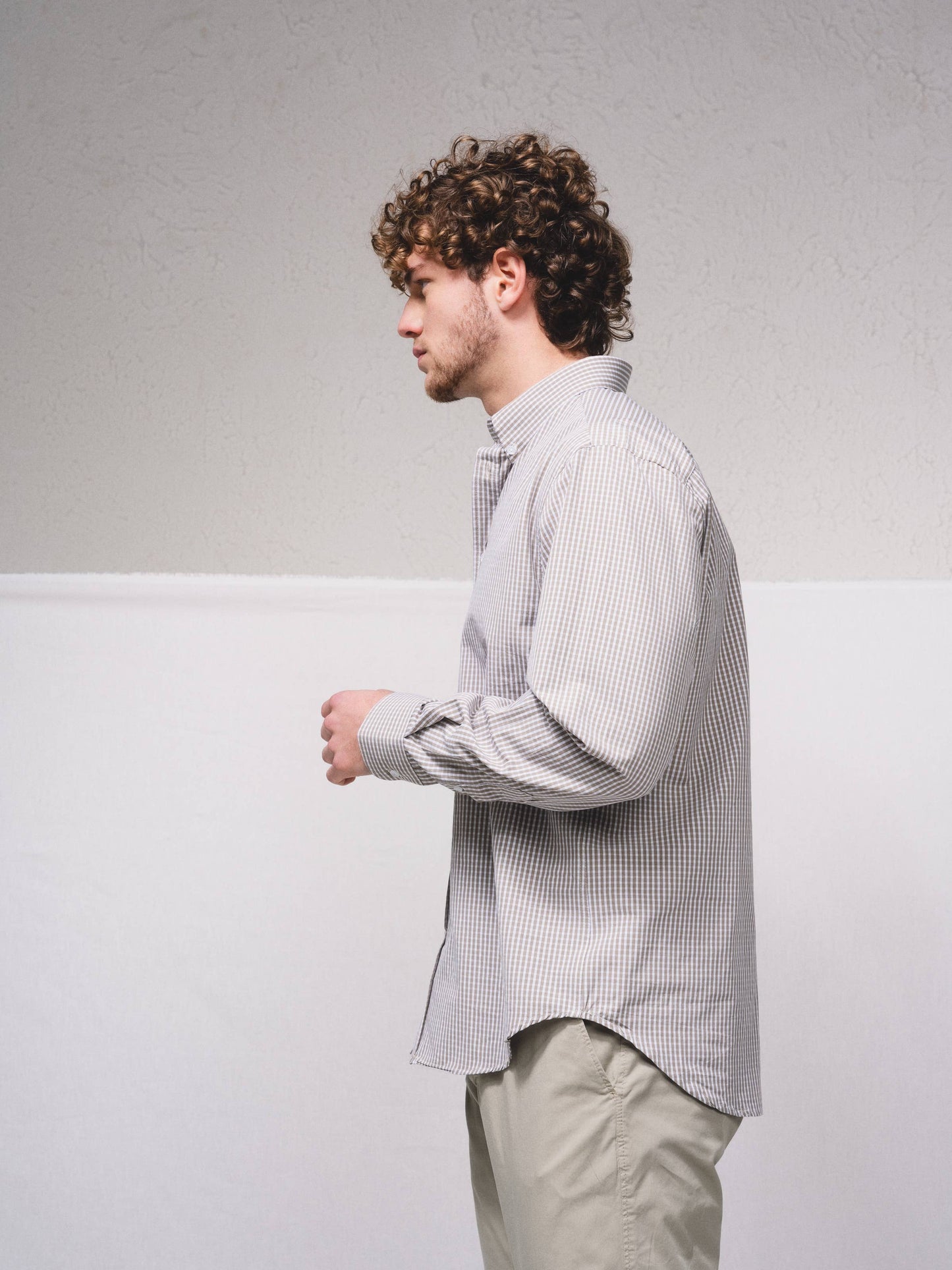 Camicia classica a quadretti in cotone