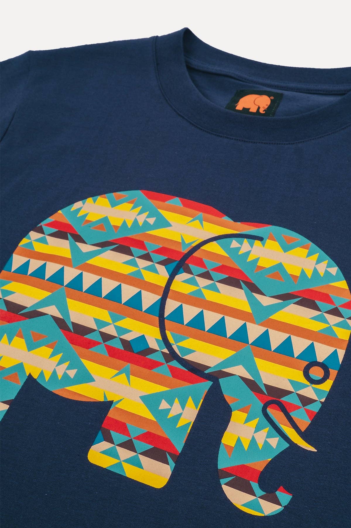 T-shirt donna Navajo in cotone biologico blu