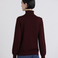 Top a collo alto in maglia morbida
