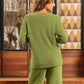 Maglia traforata in lana e cashmere