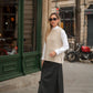 Gilet in maglia testurizzata minimal