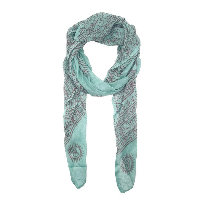 Foulard estivo in viscosa con stampa