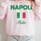 Felpa oversize Napoli Italia con grafica