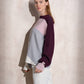 Maglione in maglia color block