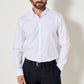Camicia bianca Torneo Angelo in cotone GOTS