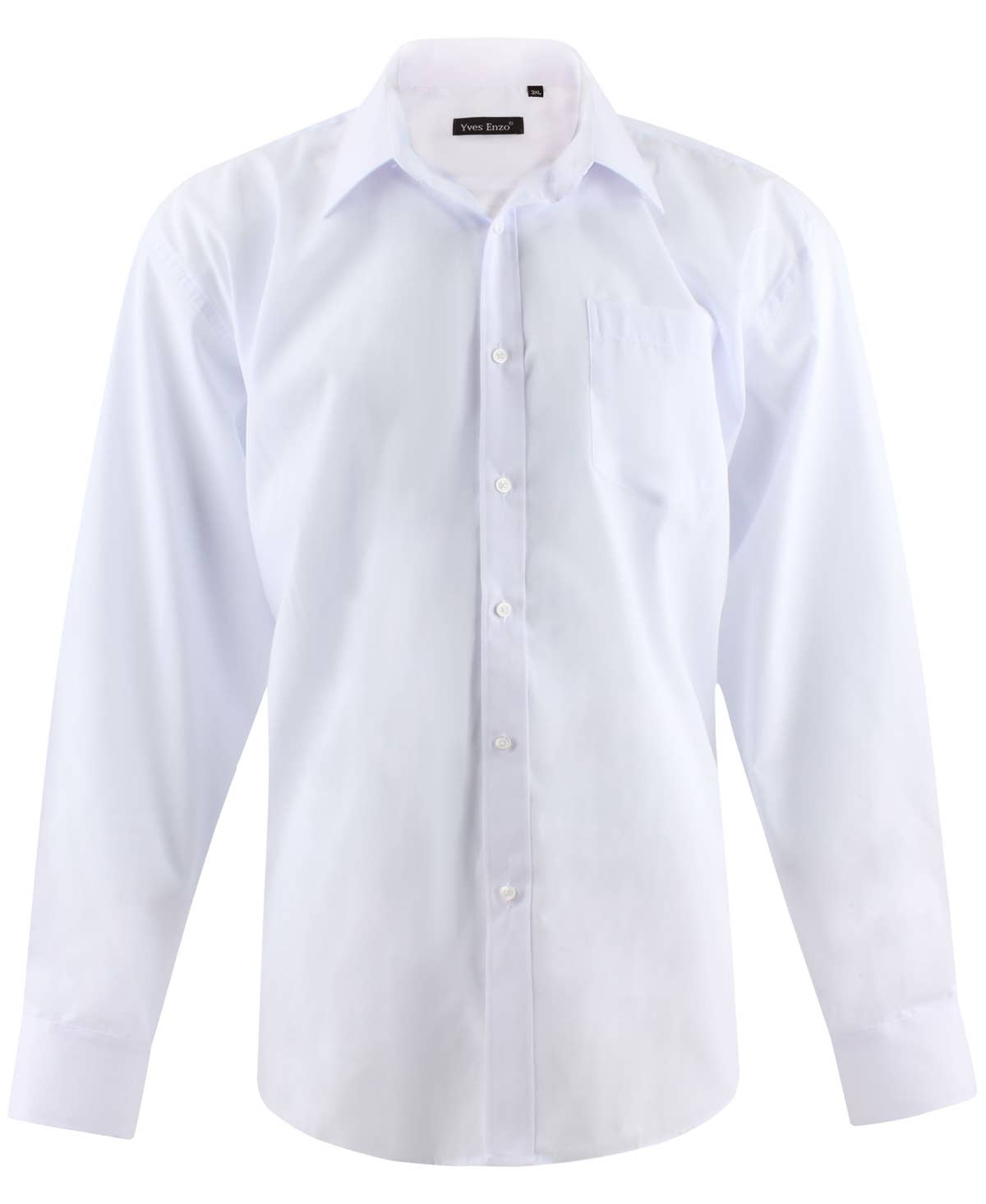 Camicia bianca plus size facile da stirare
