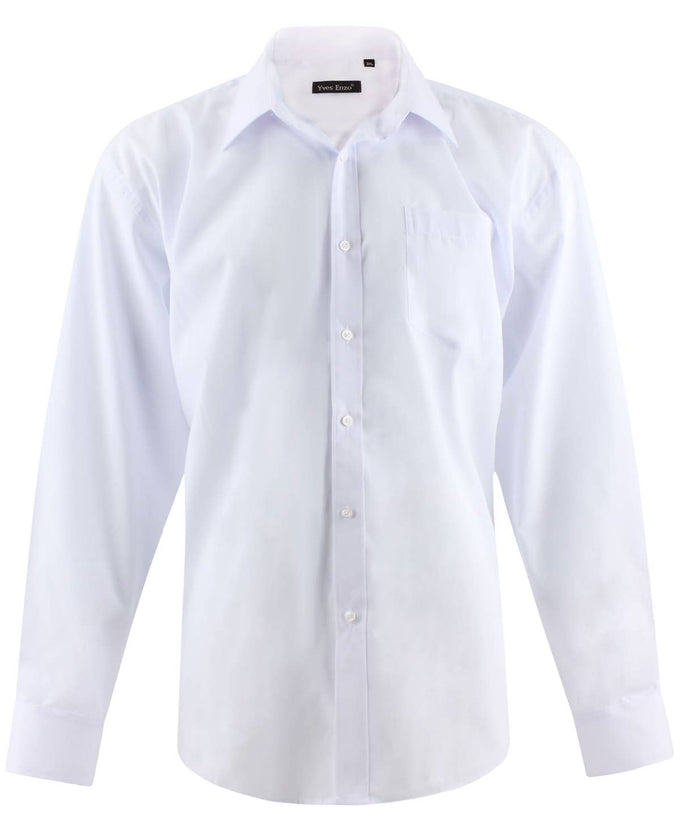 Camicia bianca plus size facile da stirare