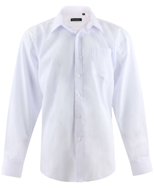 Camicia bianca plus size facile da stirare