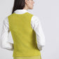 Gilet in maglia con bottoni in legno
