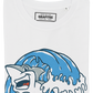 T-shirt Summer Club con grafica squalo
