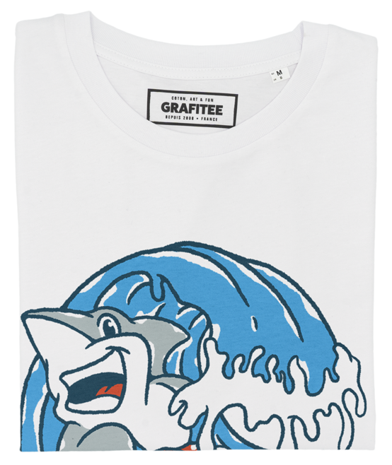 T-shirt Summer Club con grafica squalo