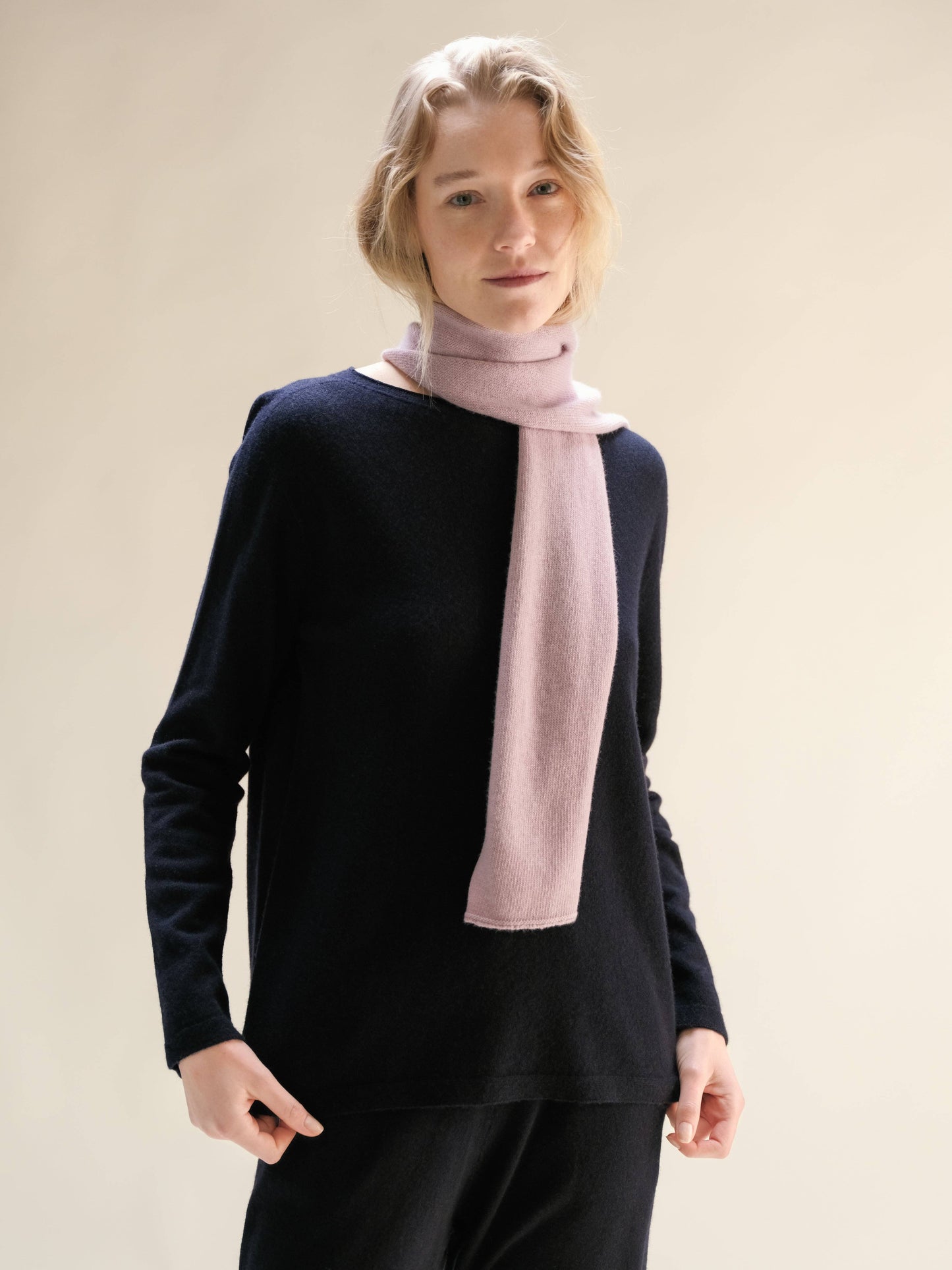 Jabot in misto cashmere