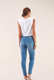Jeans Push Up Skinny a Vita Alta