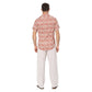 Camicia estiva a maniche corte in voile di cotone