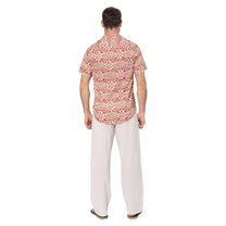Camicia estiva a maniche corte in voile di cotone