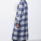 Cappotto doppiopetto a quadri