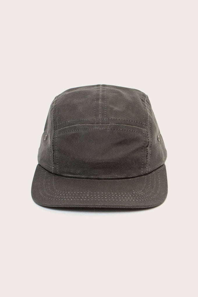 Cappello camper waxed a 5 pannelli antracite