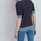 Polo in cotone con scollo a V Guimanos