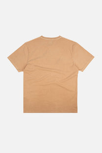 T-shirt Essential pigmentata Cuban Sand in cotone biologico