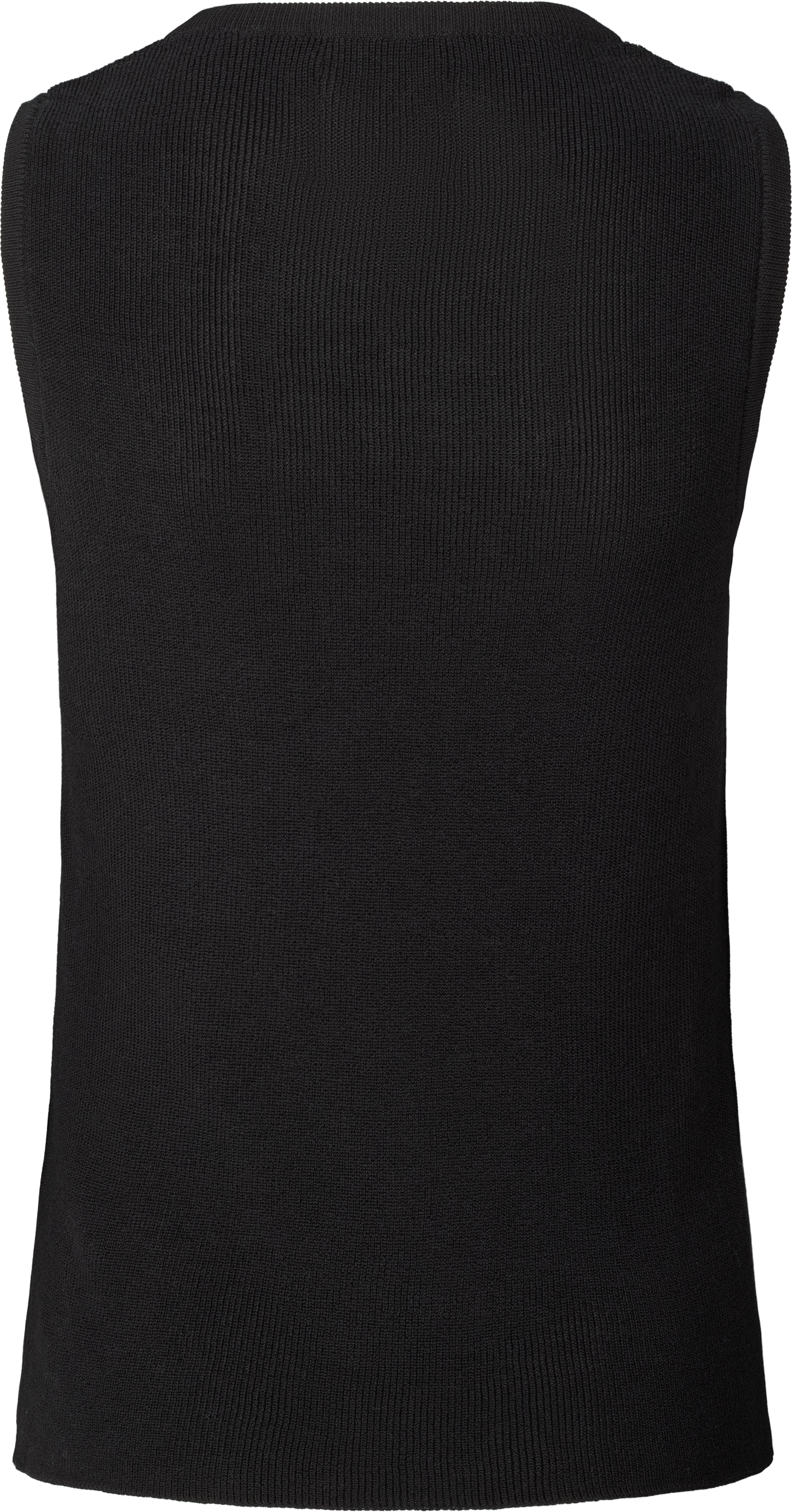Top a maglia Sofie in cotone biologico nero
